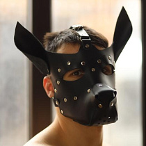 Кожаная БДСМ-маска Собаки BDSM Арсенал