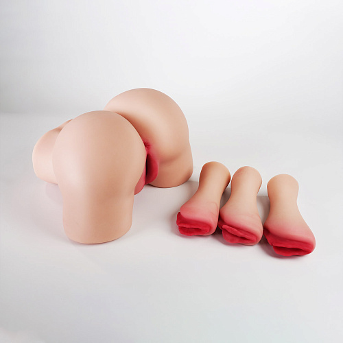 Мастурбатор-полуторс со&nbsp;сменными вставками Tantaly Lina