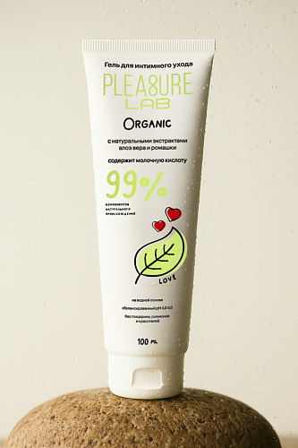 Натуральный интимный лубрикант Pleasure Lab Organic, 100 мл