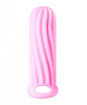 Насадка-утолщитель Homme Wide Pink, для длины пениса 11-15 см