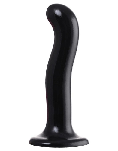 Фаллоимитатор для точки G на присоске Strap-on-me P&G Spot, XL, 19.8 см, черный