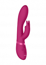 Вибратор-кролик с функцией мгновенного оргазма Shots Vive Zosia, розовый