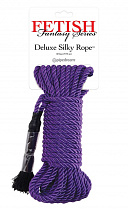 Шелковая веревка для связываний 9.75 м фиолетовая