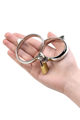 Металлические наручники Toyfa Metal, 4.5×5 см