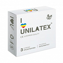 Цветные ароматизированные презервативы Unilatex Multifruits, 3 шт