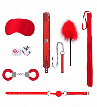 БДСМ-набор Introductory Bondage Kit №6, красный