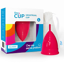 Менструальная чаша OneCUP Classic размер L, розовая