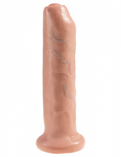 Реалистичный фаллоимитатор с крайней плотью и присоской Pipedream Uncut Cock 7, 19 см