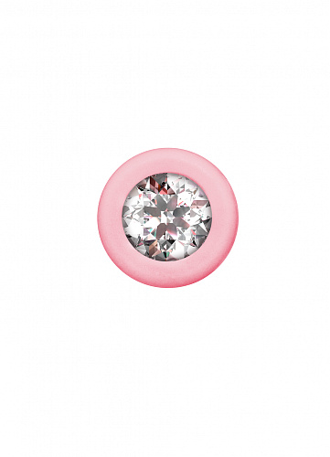 Анальная цепочка с кристаллом Lola Toys Emotions Chummy, розовая