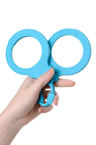Силиконовые наручники A-Toys Celet, голубые