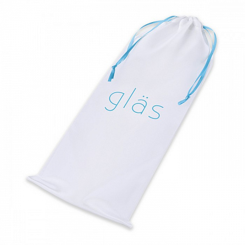 Стеклянный фаллоимитатор для точки G или P Glas 7.5 Blue, 18.5 см