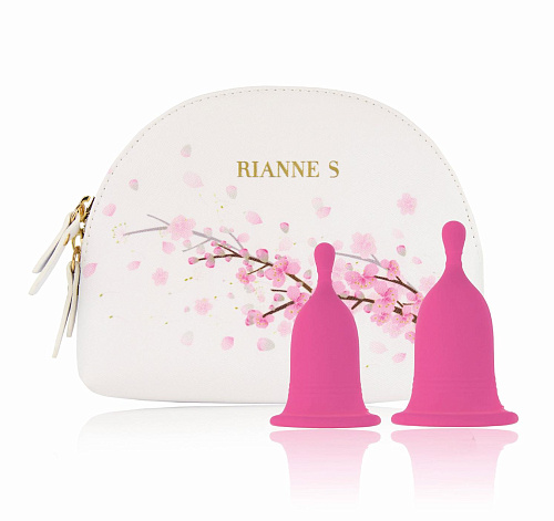 Менструальные чаши Rianne S Cherry Cup, розовые