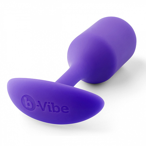 Пробка для ношения b-Vibe Snug Plug 2, фиолетовая