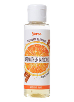 Массажное масло Yovee Ароматный массаж с ароматом апельсина и корицы, 50 мл