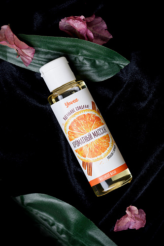 Массажное масло Yovee Ароматный массаж с ароматом апельсина и корицы, 50 мл