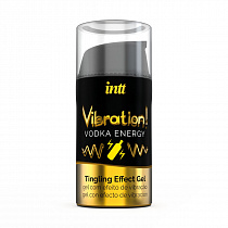 Жидкий вибратор Intt Vibration! Vodka Energy со вкусом коктейля водка и энергетик, 15 мл
