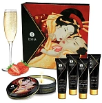 Подарочный набор интимной косметики Shunga Geisha's Secret Клубника и шампанское