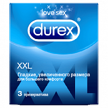 Презервативы увеличенного размера Durex Comfort XL, 3 шт
